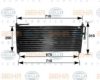 HELLA 8FC 351 035-021 Condenser, air conditioning